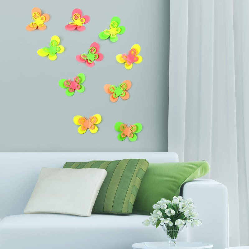 Pegatinas de Flores Coloridas para Amazon - Decoración Infantil Retro para Habitación de Niñas y Guarderías - Adhesivos de Pared con Diseño Vintage para Mayoristas