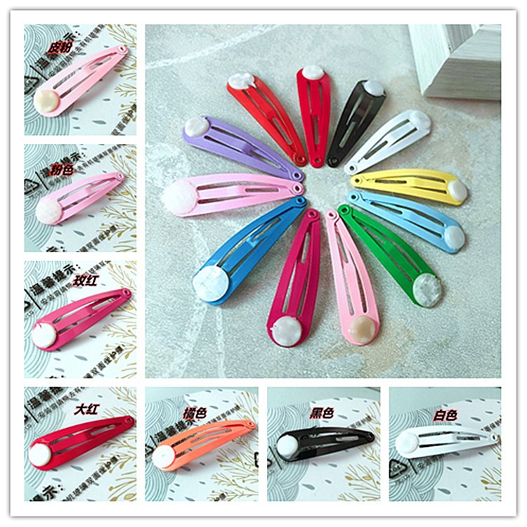 Set de Broches BB en Colores Pastel - Pinzas Laterales para Niños con Acabado en Esmalte