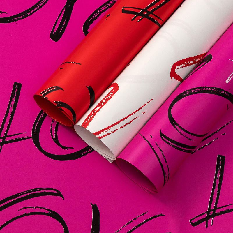 Papel para Flores de Exportación - Nuevo Diseño 2024 - Estilo Europeo Elegante (Tipo Ouya) Impermeable con Estampado - Venta al por Mayor para Distribuidores