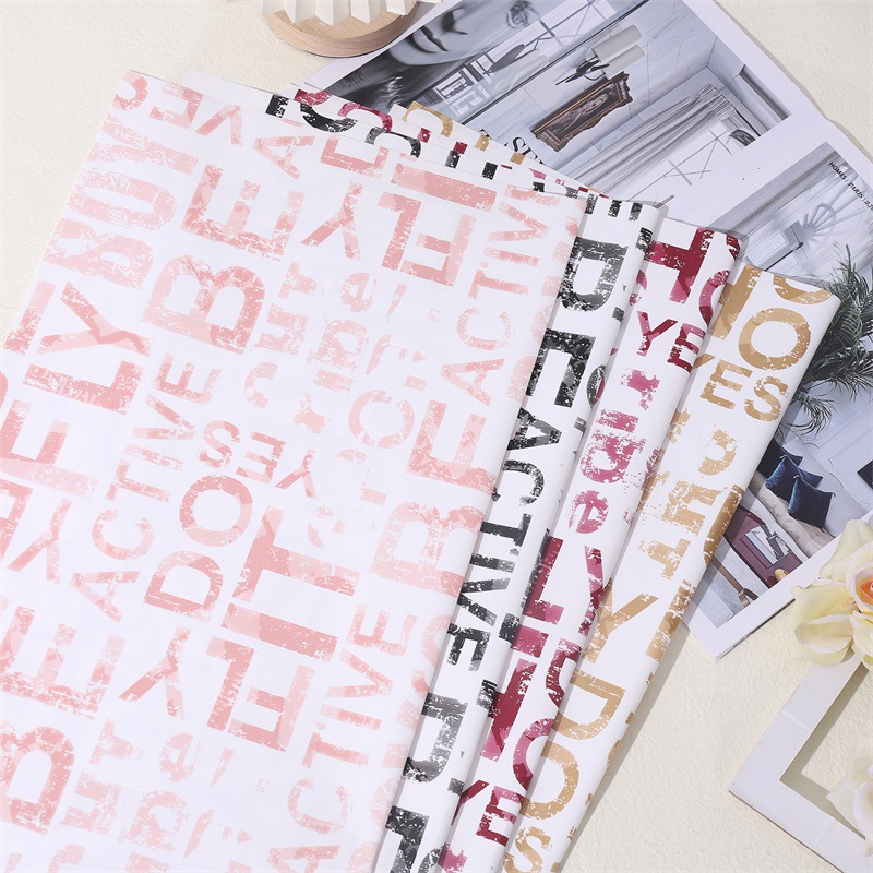 Papel para Envolver Flores con Estilo Vintage Retro - Para Floristerías, Negocios de Regalo y Mayoristas - Embalaje de Exportación (Pedido Mínimo 100 Rollos)