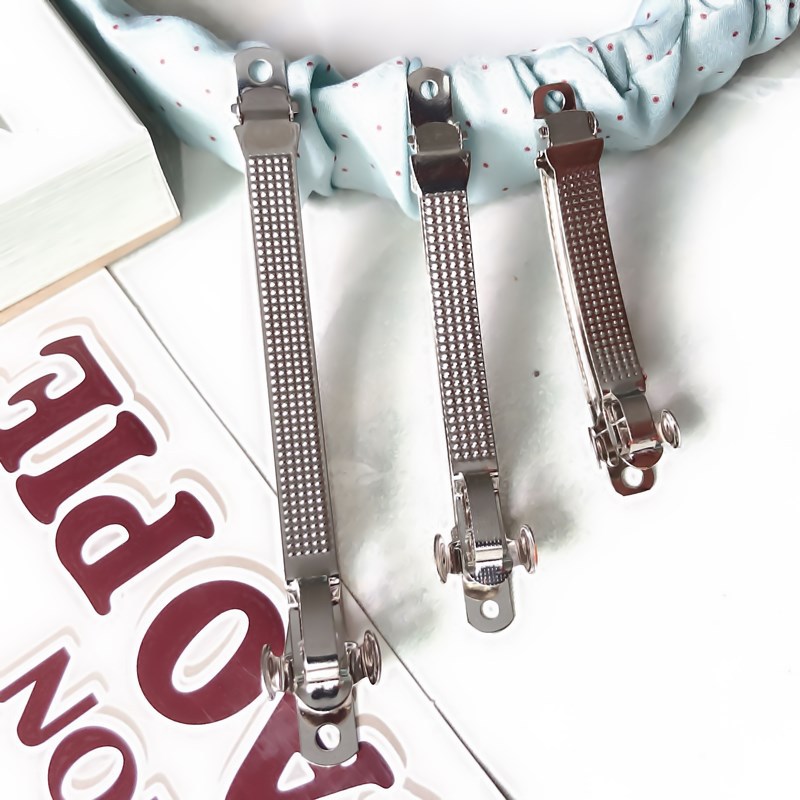 Pinzas de Resorte Profesionales de 3 Láminas - Accesorios para Cabello de Acero Inoxidable