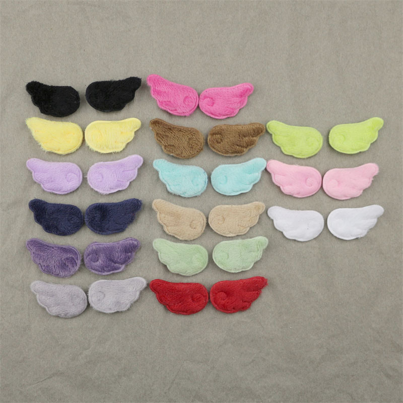 Alas de Felpa Doble Cara de 3cm - Componentes para Fabricación de Accesorios de Pelo, Ropa y Juguetes - Proveedor Mayorista