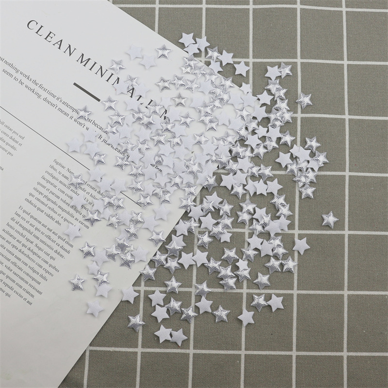 Estrellas Mini Brillantes de 1.3cm - Componentes para Fabricación de Accesorios de Pelo, Guantes, Calcetines y Manualidades - Proveedor Mayorista