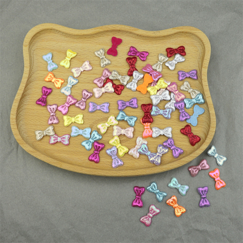 Moños de Pana Brillante con Estampado - Componentes para Fabricación de Accesorios de Pelo, Manualidades y Complementos de Ropa - Proveedor Mayorista