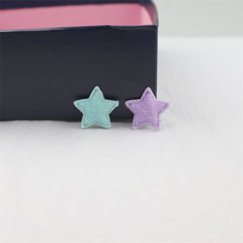Estrellas de Felpa de 2.5cm para Muñecas - Componentes para Fabricación de Accesorios de Pelo, Ropa y Manualidades - Proveedor Mayorista
