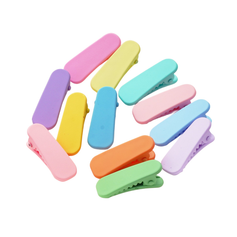 Pinzas de Pato Infantiles en Colores Pastel - Accesorios para Cabello con Esmalte Premium