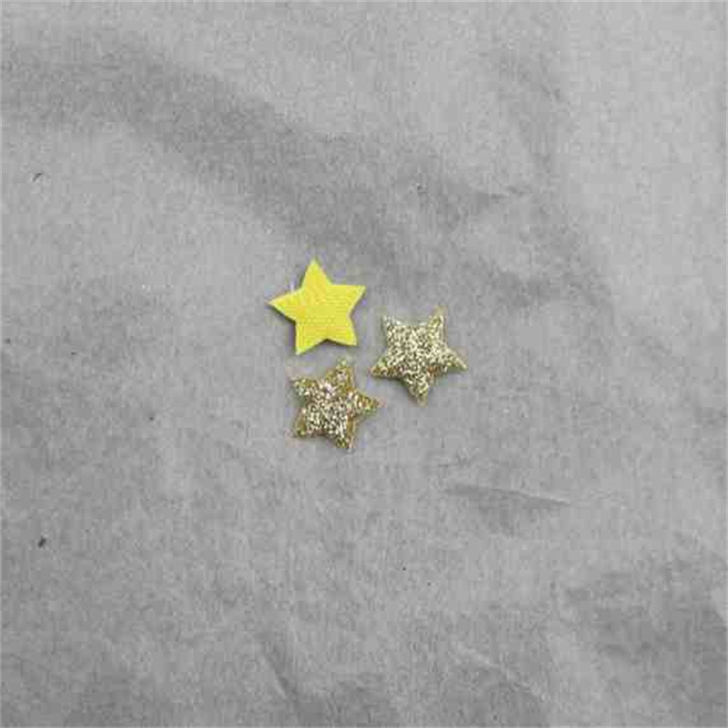 Estrellas Brillantes de 1.3cm con Estampado - Componentes para Fabricación de Accesorios de Pelo, Ropa de Muñecas y Manualidades - Proveedor Mayorista