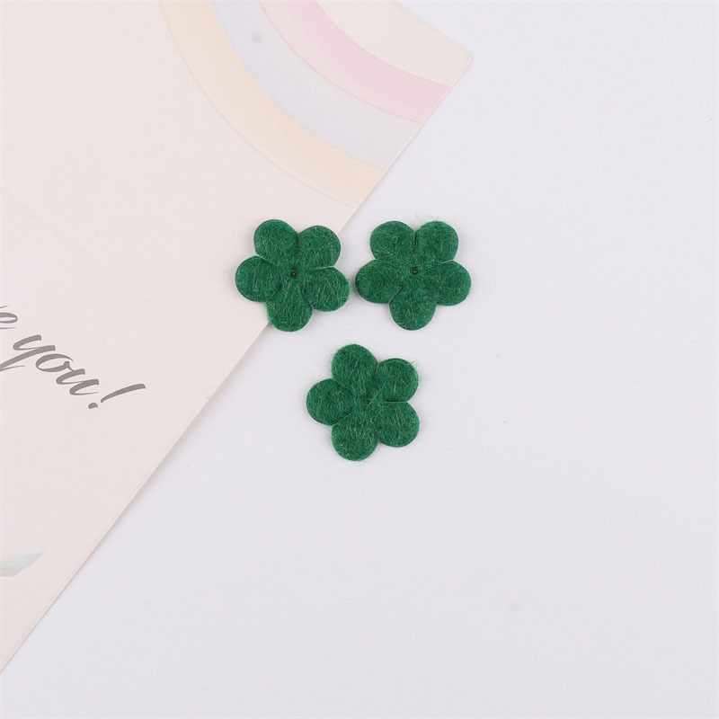 Flores de Fieltro de 2cm - Componentes para Fabricación de Accesorios de Pelo, Ropa, Juguetes y Manualidades - Proveedor Mayorista