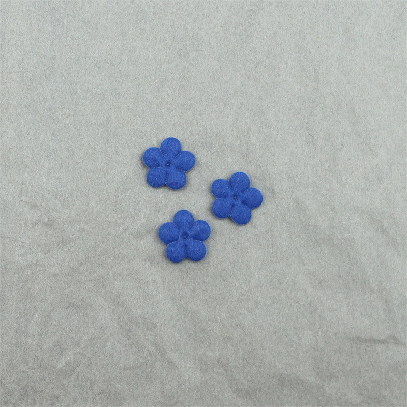 Flores Mini de Fieltro de 1.5cm - Componentes para Fabricación de Accesorios de Pelo, Adornos Textiles y Manualidades - Proveedor Mayorista