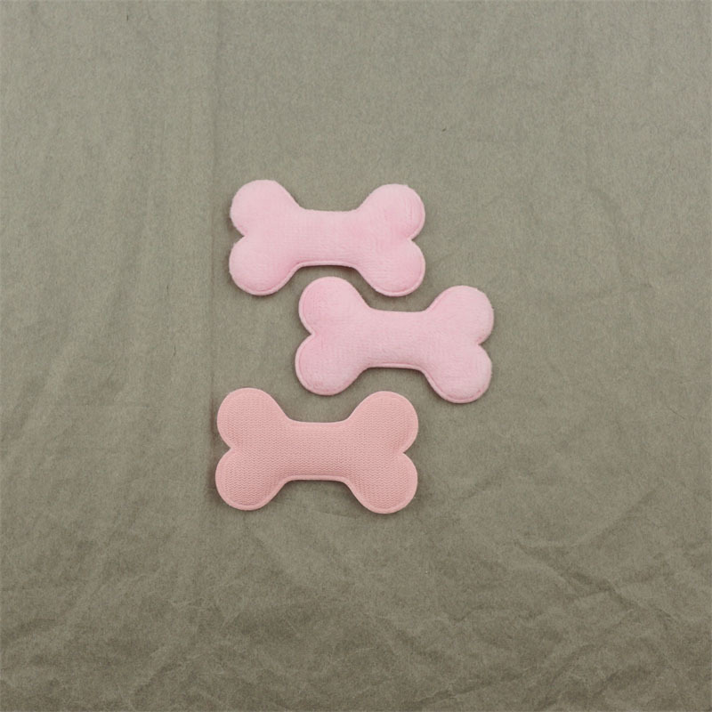 Huesos de Felpa para Mascotas de 4.8cm - Componentes para Fabricación de Accesorios para Mascotas, Ropa, Juguetes y Manualidades - Proveedor Mayorista