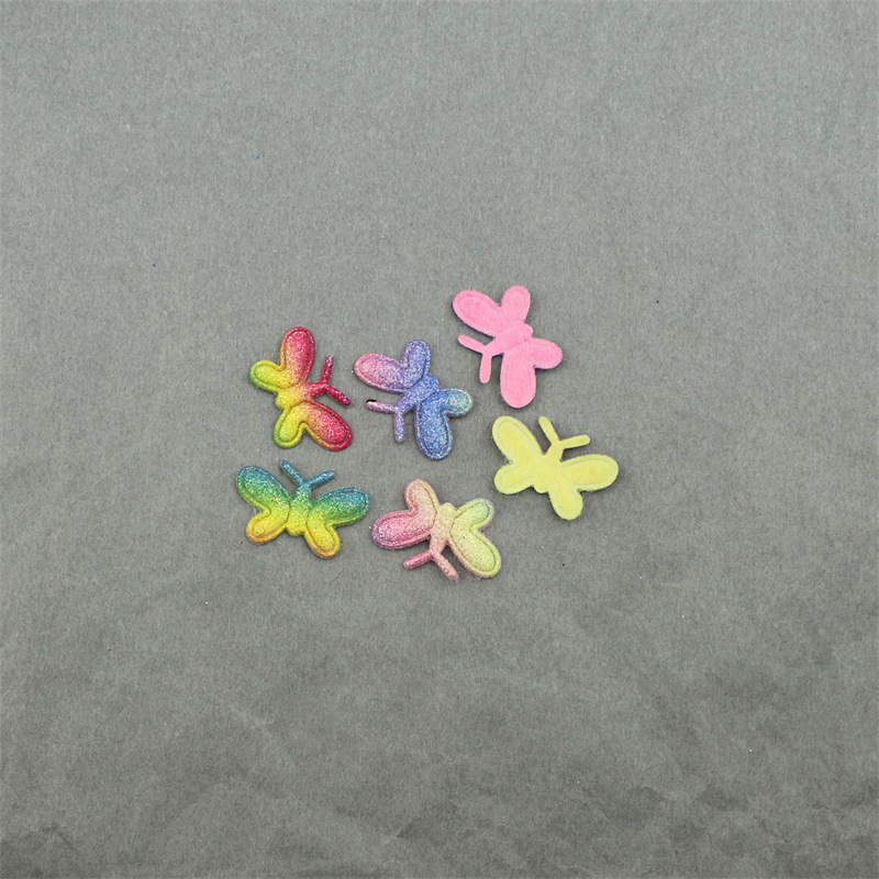 Mariposas Brillantes de Colores con Purpurina - Componentes para Fabricación de Accesorios de Pelo, Juguetes y Manualidades - Proveedor Mayorista