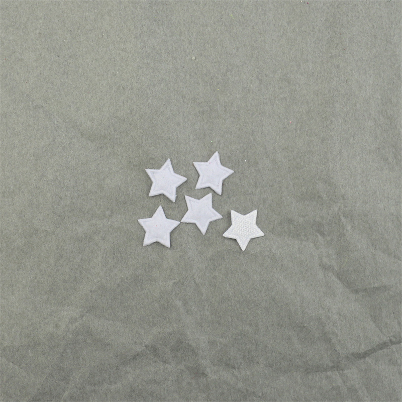 Estrellas Mini de Fieltro de 1.3cm con Estampado - Componentes para Fabricación de Accesorios de Pelo, Manualidades y Decoración - Proveedor Mayorista
