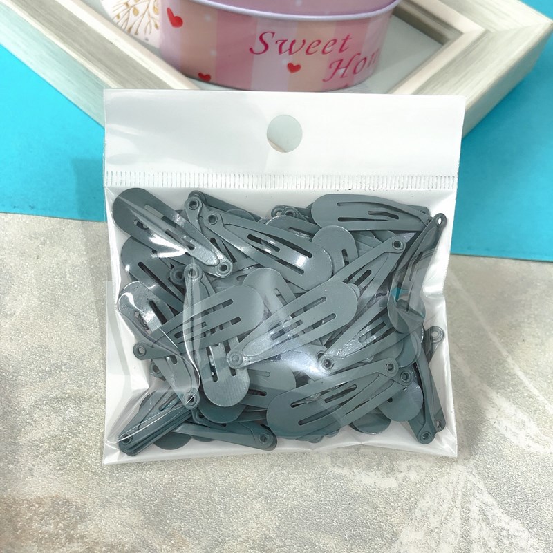 Lote de 100 Broches BB Ecológicos de 3CM - Pinzas en Forma de Lágrima con Esmalte No Tóxico 