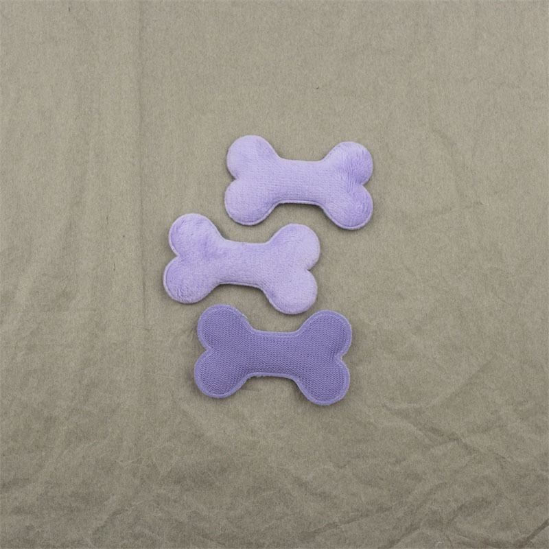 Huesos de Felpa para Mascotas de 4.8cm - Componentes para Fabricación de Accesorios para Mascotas, Ropa, Juguetes y Manualidades - Proveedor Mayorista