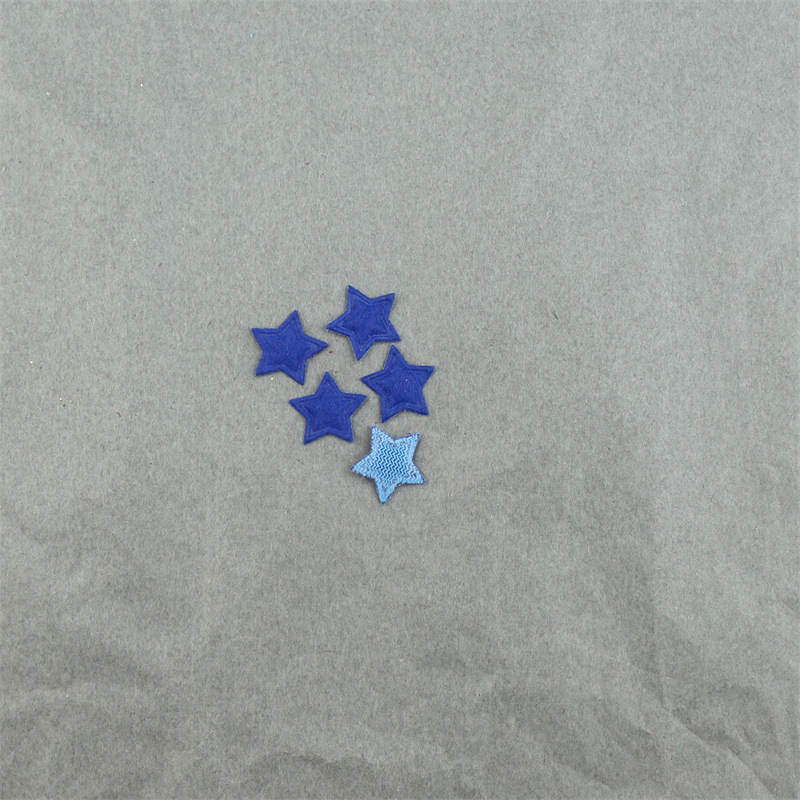 Estrellas Mini de Fieltro de 1.3cm con Estampado - Componentes para Fabricación de Accesorios de Pelo, Manualidades y Decoración - Proveedor Mayorista