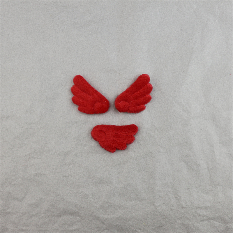 Alas de Ángel de Felpa Doble Cara de 4cm - Componentes para Fabricación de Accesorios de Pelo, Ropa y Manualidades - Proveedor Mayorista