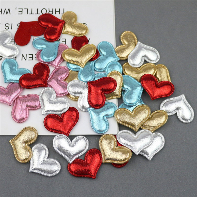 Coronas, Corazones y Estrellas de Pana Brillante con Estampado - Set de Componentes para Fabricación de Accesorios de Pelo y Ropa - Proveedor Mayorista 