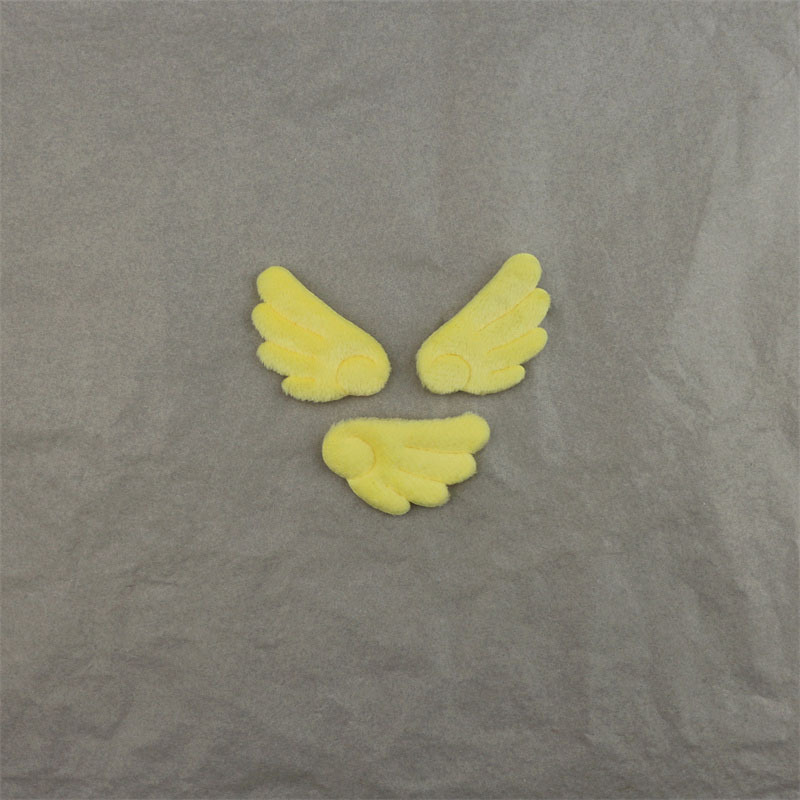 Alas de Ángel de Felpa Doble Cara de 4cm - Componentes para Fabricación de Accesorios de Pelo, Ropa y Manualidades - Proveedor Mayorista