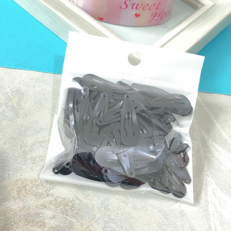 Lote de 100 Broches BB Ecológicos de 3CM - Pinzas en Forma de Lágrima con Esmalte No Tóxico 