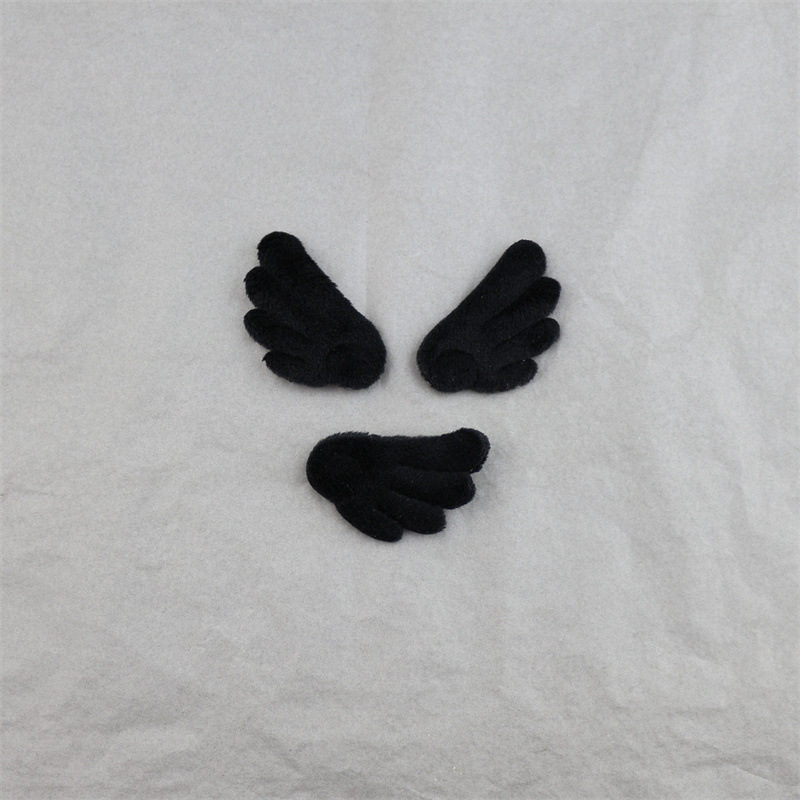 Alas de Ángel de Felpa Doble Cara de 4cm - Componentes para Fabricación de Accesorios de Pelo, Ropa y Manualidades - Proveedor Mayorista