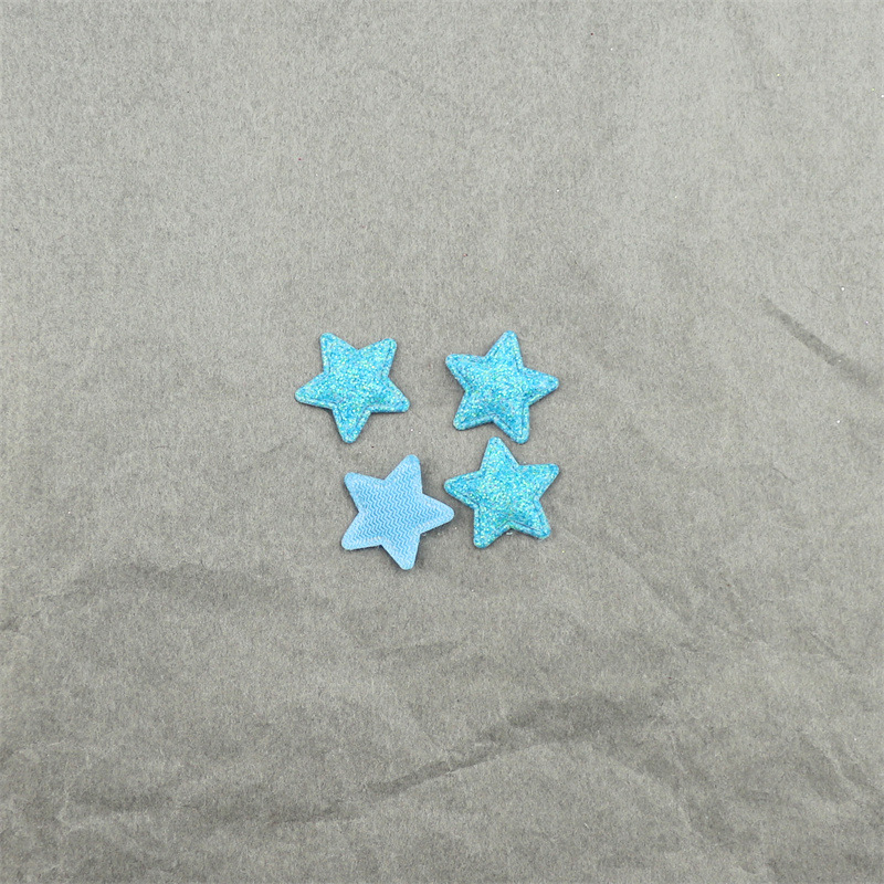 Estrellas Brillantes de 1.8cm con Purpurina - Componentes para Fabricación de Accesorios de Pelo, Muñecas y Manualidades - Proveedor Mayorista