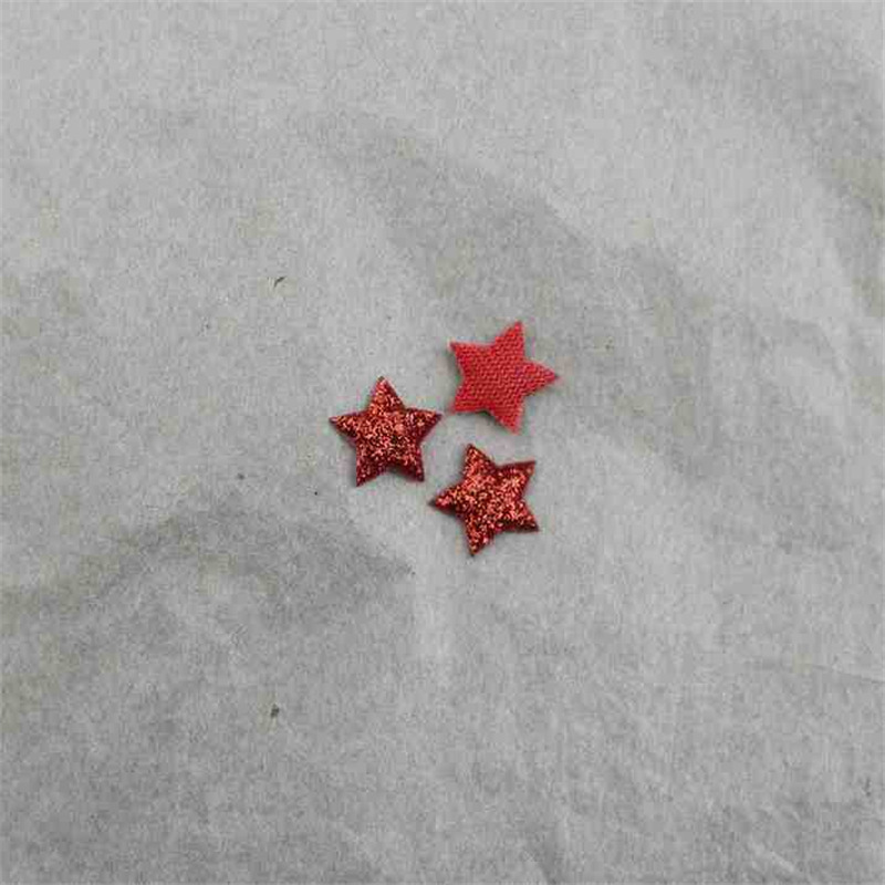 Estrellas Brillantes de 1.3cm con Estampado - Componentes para Fabricación de Accesorios de Pelo, Ropa de Muñecas y Manualidades - Proveedor Mayorista