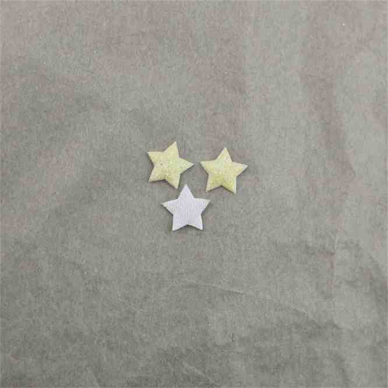 Estrellas Brillantes de 1.3cm con Estampado - Componentes para Fabricación de Accesorios de Pelo, Ropa de Muñecas y Manualidades - Proveedor Mayorista