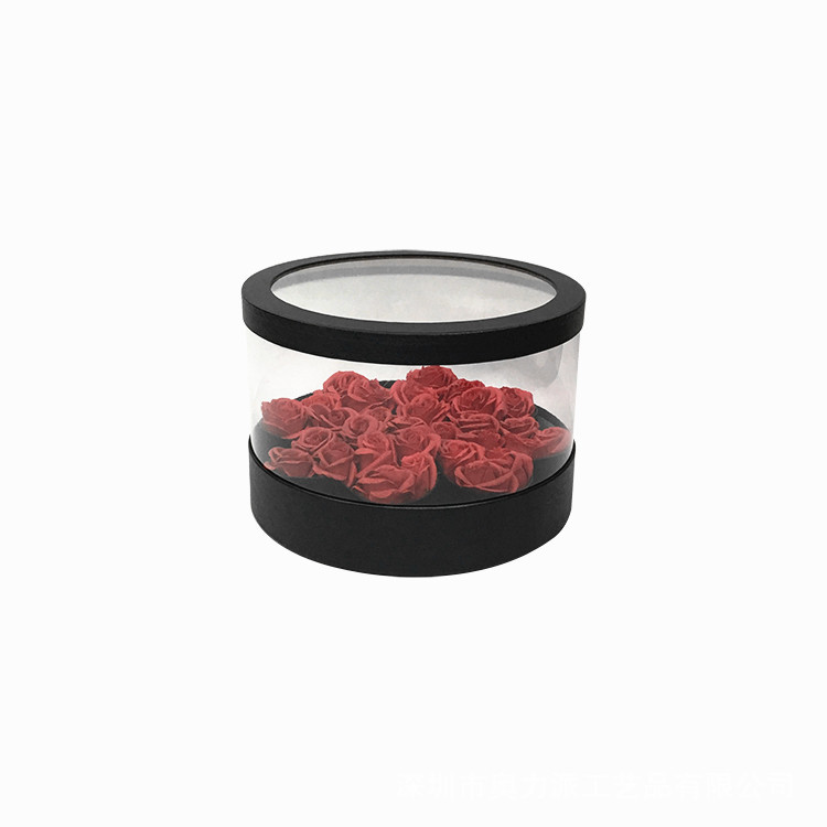 Set de Caja de Flores de Trébol de PVC y Cubo Redondo con Forma de Corazón | Combinación Moderna | Para Mayoristas
