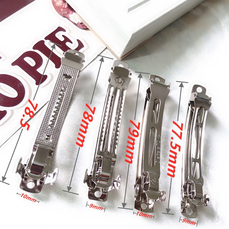 Pinzas de Resorte Profesionales de 8CM - Juego de 3 Láminas de Acero