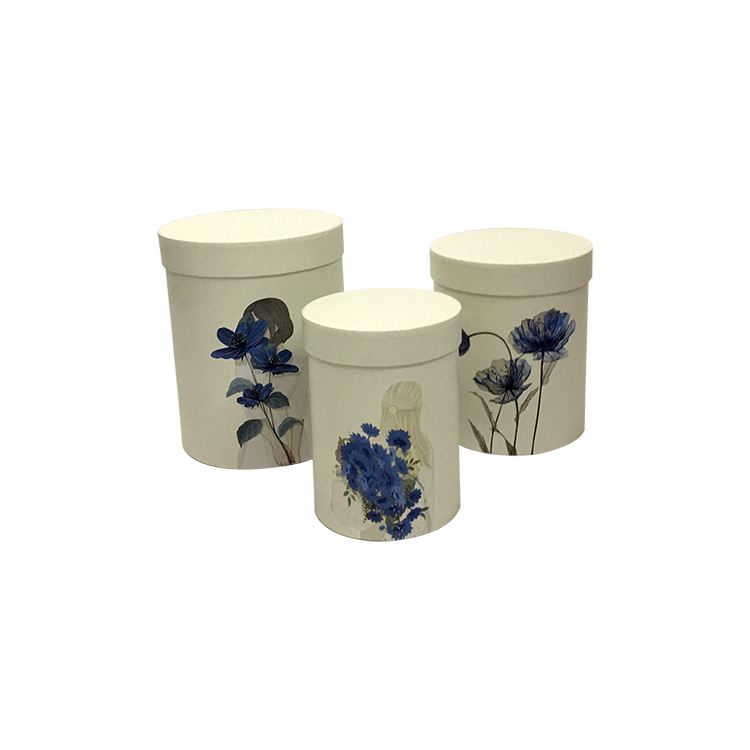 Juego de 3 Cubos Florales con Estampado Artístico | Diseño Exclusivo | EN STOCK | Para Mayoristas