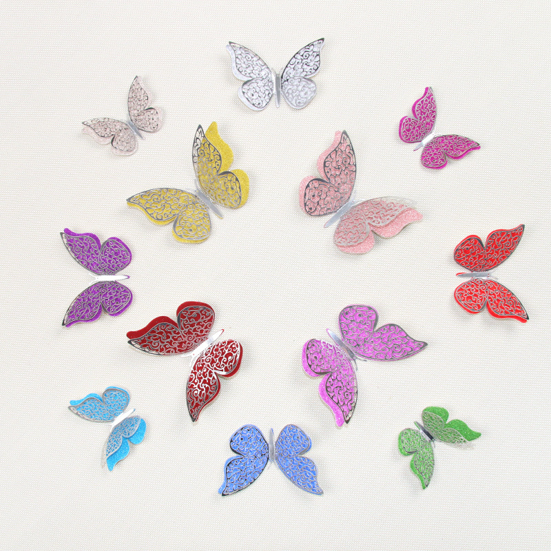 Mariposas de Papel Cortadas Laser 3D para Decoración - Lote para Bodas, Fiestas y Eventos - Diseño Hueco y Elegante - Para Mayoristas y Proveedores de Amazon
