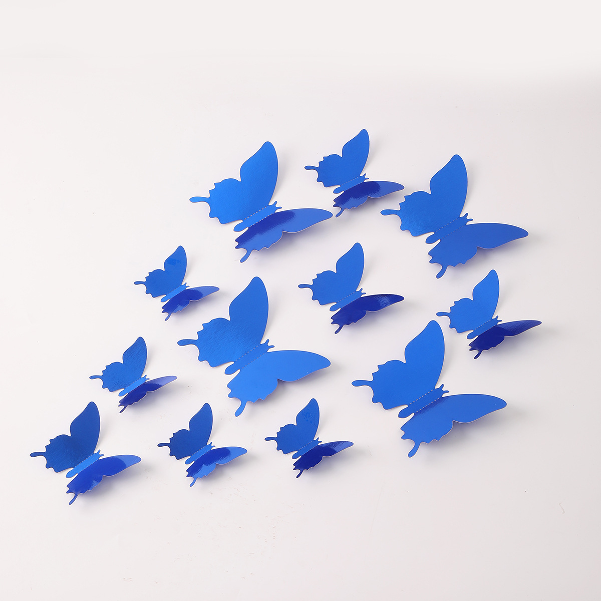 Mariposas 3D Brillantes - Nuevo Diseño Populares para Fiestas - Decoración para Paredes, Escaparates y Fondos de Fotos - Ideales para Eventos y Mayoristas