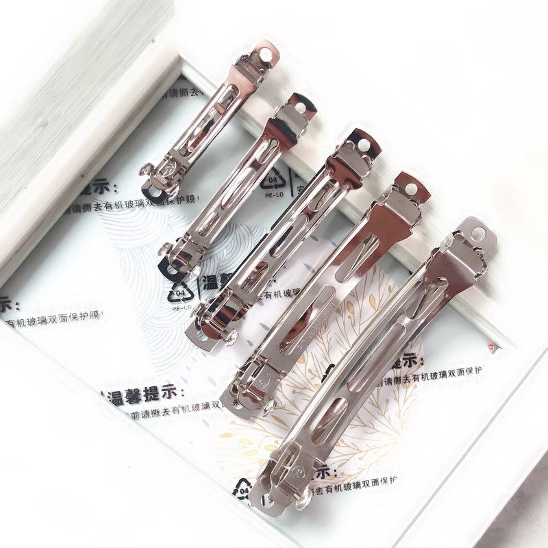 Pinzas de Resorte Coreanas Premium de 3 Piezas - Accesorios para Cabello de Acero Inoxidable