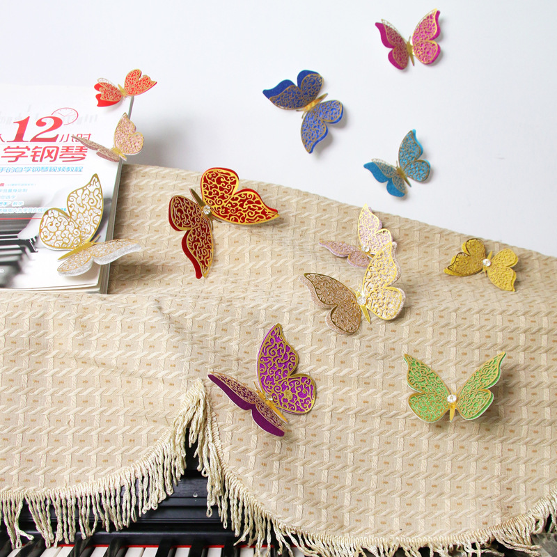 Mariposas 3D para Decoración de Paredes y Cortinas - Adhesivos Creativos para Hogar y Vestidos de Danza - Diseño Artístico para Mayoristas y Eventos