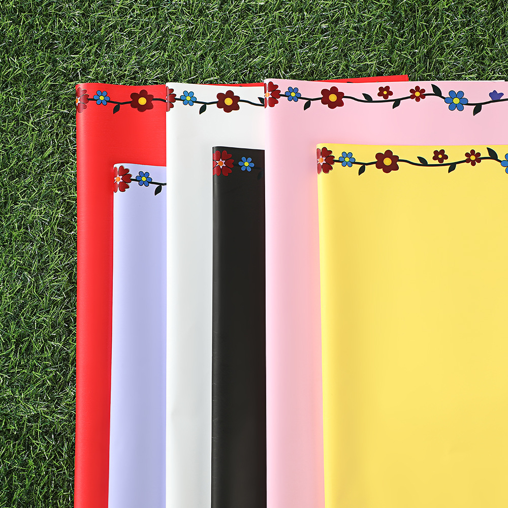 Papel de Estilo Europeo para Envolver Flores - Estampado Multicolor de Pequeñas Flores - Papel Impermeable Extra Grueso - Suministro Exclusivo para Mayoristas Internacionales