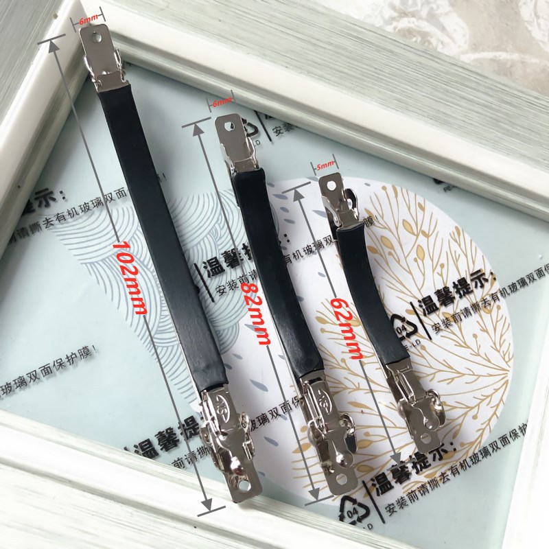 Pinzas de Resorte Coreanas Delgadas de 2 Piezas - Accesorios para Cabello con Forro Antideslizante