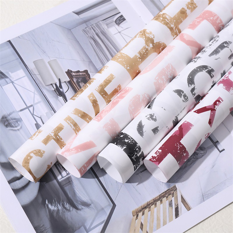 Papel para Envolver Flores con Estilo Vintage Retro - Para Floristerías, Negocios de Regalo y Mayoristas - Embalaje de Exportación (Pedido Mínimo 100 Rollos)