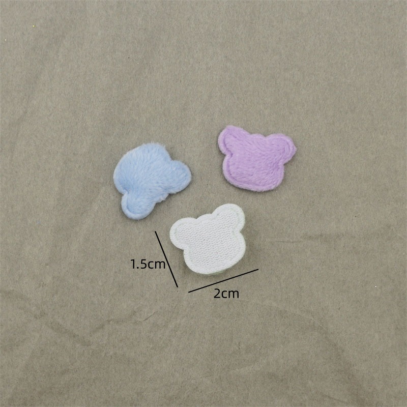 Ositos de Felpa de 2cm - Componentes para Fabricación de Accesorios de Pelo, Ropa, Calzado y Productos para Mascotas - Proveedor Mayorista
