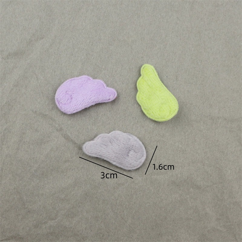 Alas de Felpa Doble Cara de 3cm - Componentes para Fabricación de Accesorios de Pelo, Ropa y Juguetes - Proveedor Mayorista