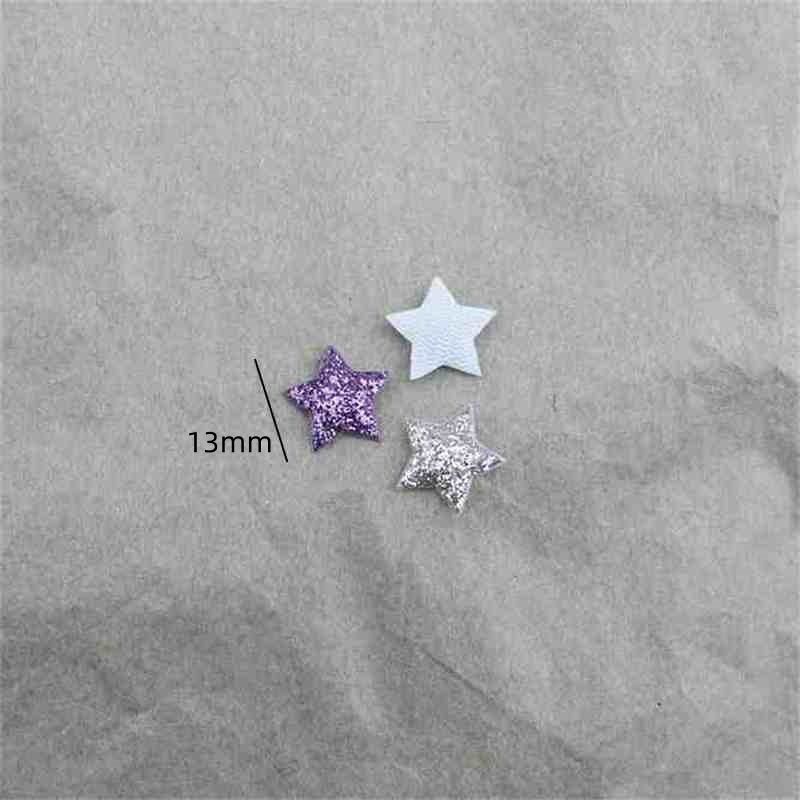 Estrellas Brillantes de 1.3cm con Estampado - Componentes para Fabricación de Accesorios de Pelo, Ropa de Muñecas y Manualidades - Proveedor Mayorista