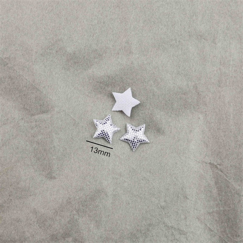 Estrellas Mini Brillantes de 1.3cm - Componentes para Fabricación de Accesorios de Pelo, Guantes, Calcetines y Manualidades - Proveedor Mayorista