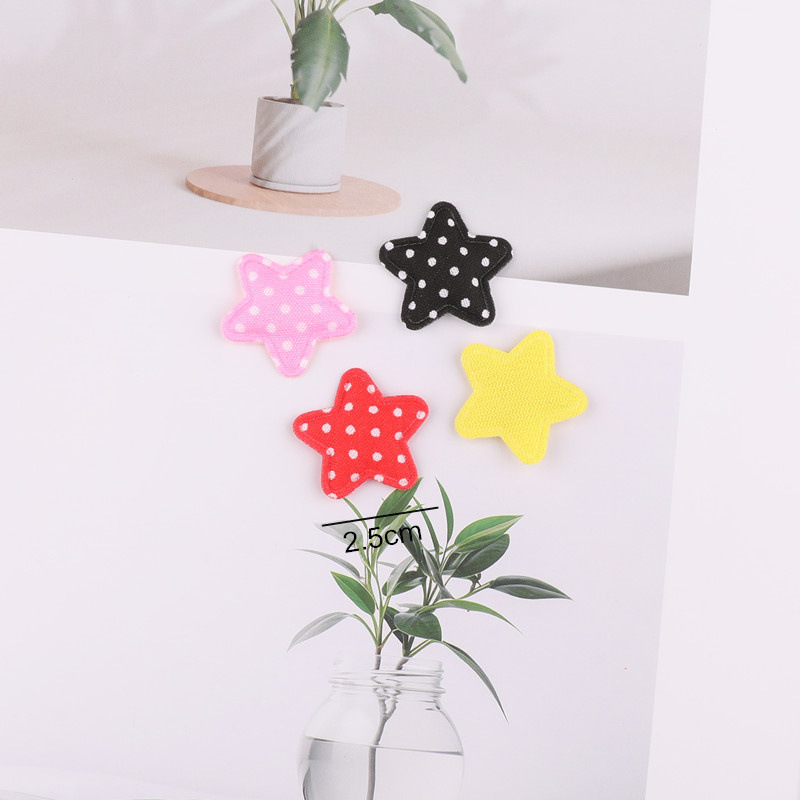 Estrellas de Puntos de 2.5cm - Componentes para Fabricación de Accesorios de Pelo, Ropa, Juguetes y Manualidades - Proveedor Mayorista