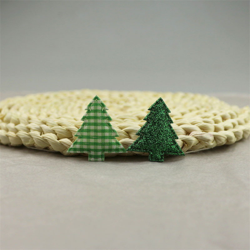 Árboles de Navidad Verdes para Manualidades - Componentes para Fabricación de Accesorios de Pelo, Gorros, Regalos y Decoración Navideña - Proveedor Mayorista