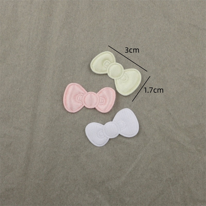 Moños de Satén de 3cm - Componentes para Fabricación de Accesorios de Pelo, Ropa, Juguetes y Corbata - Proveedor Mayorista