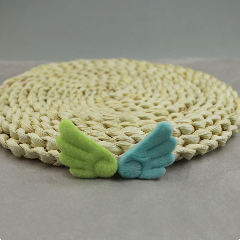 Alas de Ángel de Felpa Doble Cara de 4cm - Componentes para Fabricación de Accesorios de Pelo, Ropa y Manualidades - Proveedor Mayorista