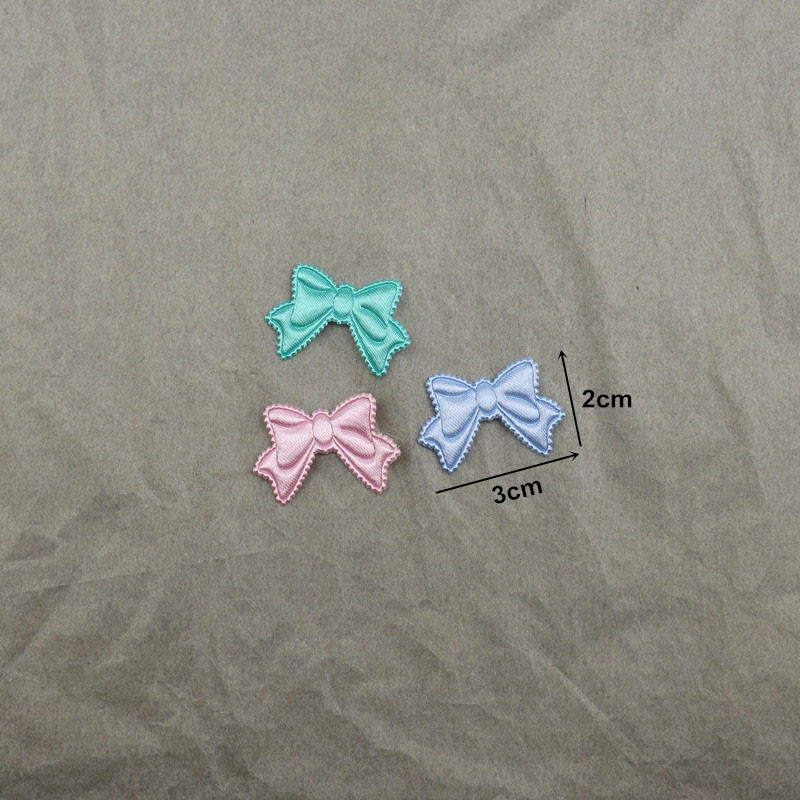 Moños de Satén de 3cm para Muñecas - Componentes para Fabricación de Accesorios de Pelo, Ropa de Muñecas y Manualidades - Proveedor Mayorista