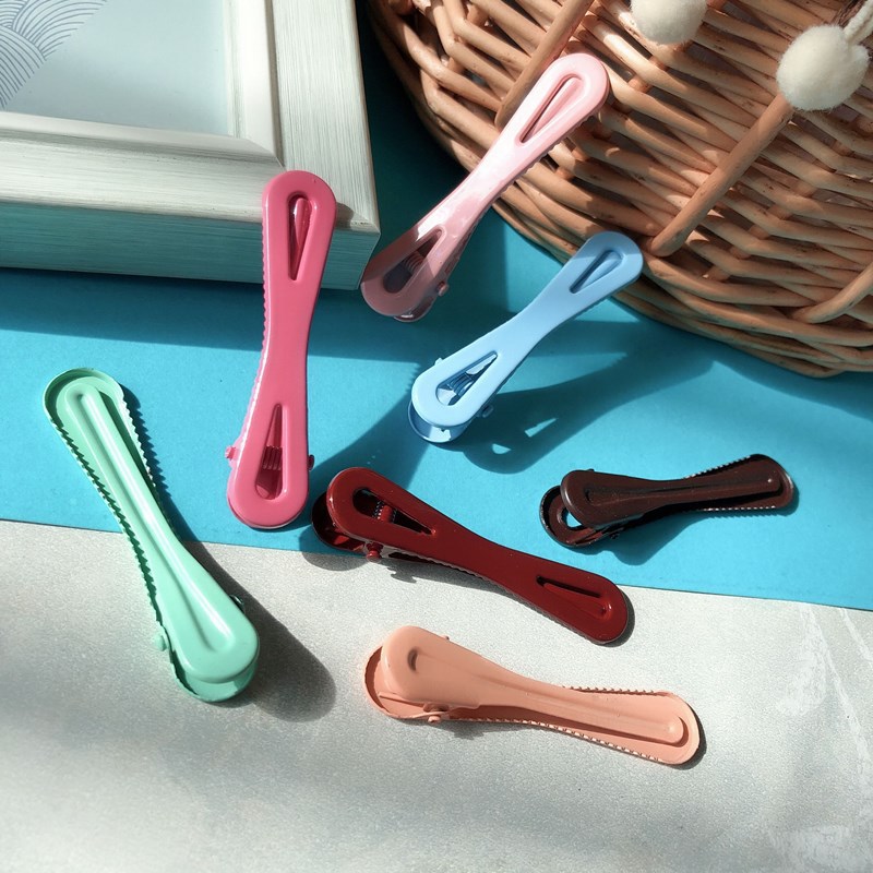 Set Coreano de Pinzas de Pato Premium - Broches para Flequillo con Esmalte de Lujo 