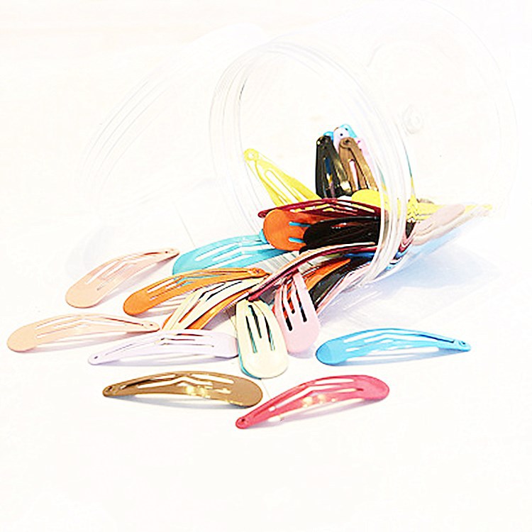 Lata de 12 Broches BB Macaron de 5CM - Pinzas en Forma de Lágrima con Esmalte Premium