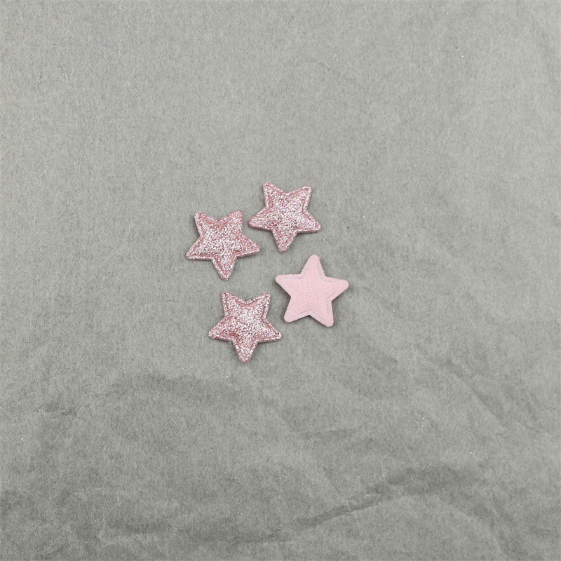 Estrellas Brillantes de 1.8cm con Purpurina - Componentes para Fabricación de Accesorios de Pelo, Muñecas y Manualidades - Proveedor Mayorista