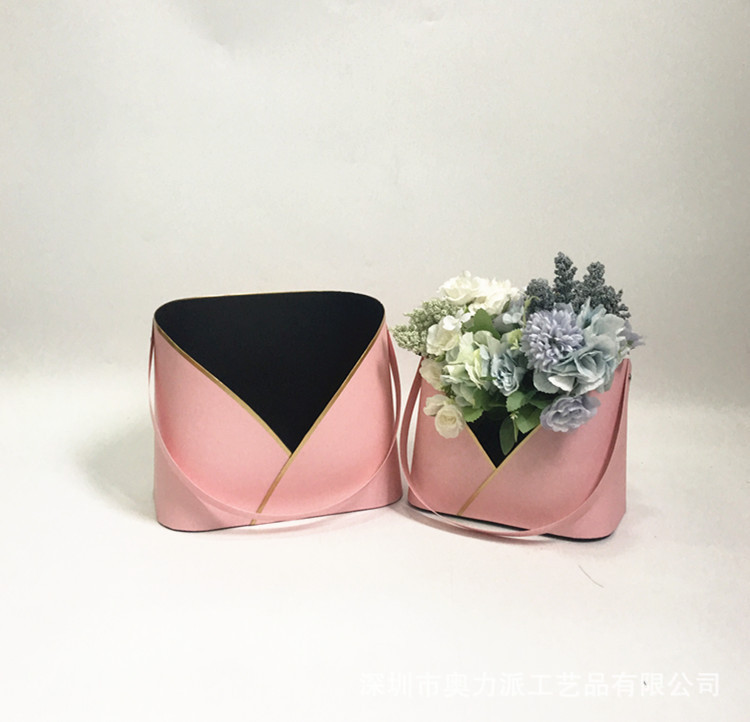 Juego de 2 Cestas con Asas para Flores con Stock Inmediato Olipai - Para Arreglos Florales y Regalos - Venta al por Mayor para Importadores y Mayoristas